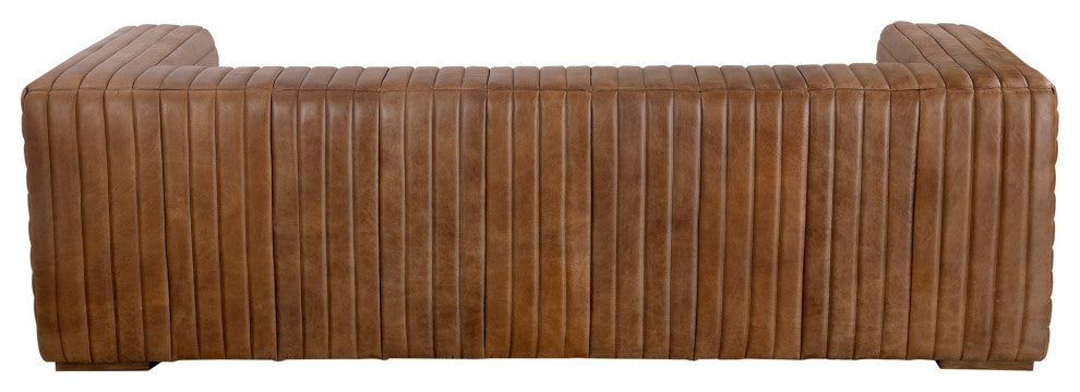 Castle Sofa Open Road Brown Leather