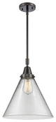 Innovations Lighting 447-1S-BK-G42-L Cone 1 Light 12" Mini Pendant