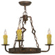 24 Wide Elvita 3 Light Chandelier