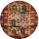 Ahgly Company Indoor Round Traditional Area Rugs, 4' Round