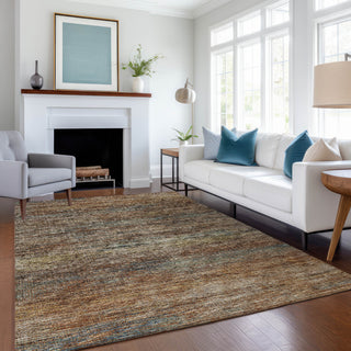 Premium Machine Washable Mayfield AMF32 Paprika 5' x 7'6" Rug