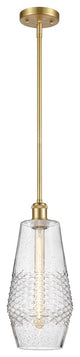 Innovations 516-1S-SG-G684-7 1-Light Mini Pendant, Satin Gold