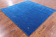 7' Square Hand Knotted Persian Gabbeh Rug Q6988