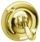 Villa Towel Hook Polished Brass