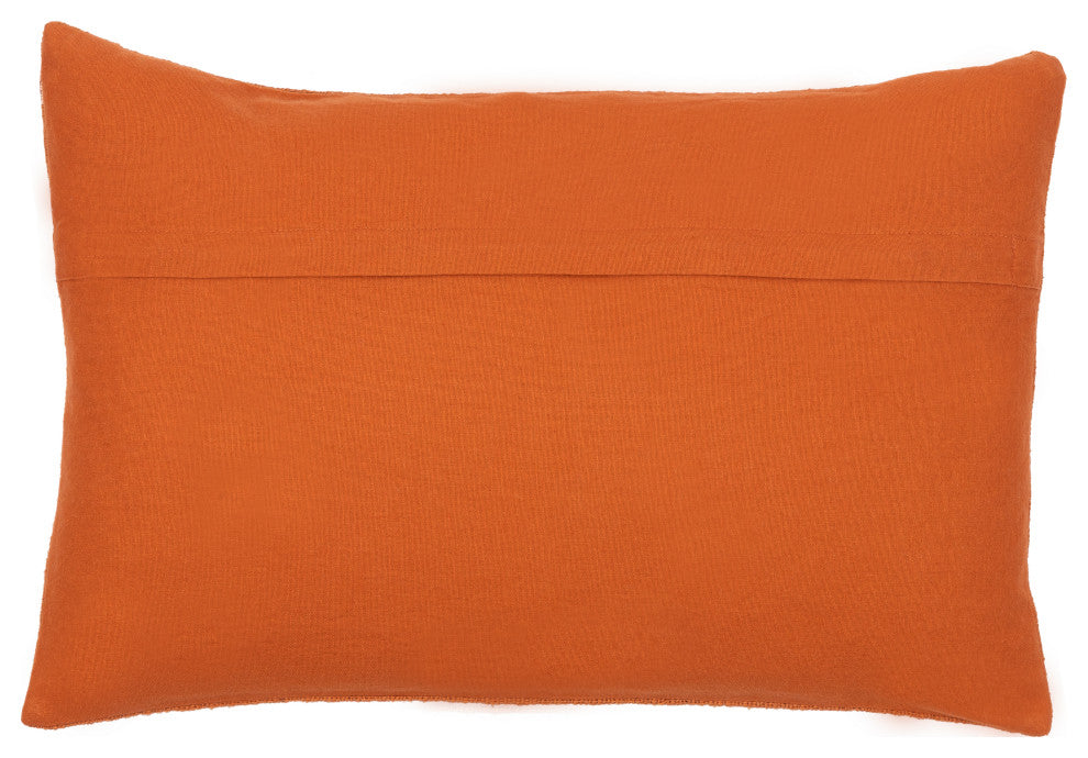 Surya Malian Pillow Shell With Polyester Insert 14"H X 22"W - Brick Red