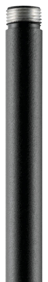 Textured Black Accessory Stem 1/2NPSM 18 in
