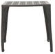GDF Studio Kata Outdoor 18" Bronze Finished Cast Aluminum Side Table