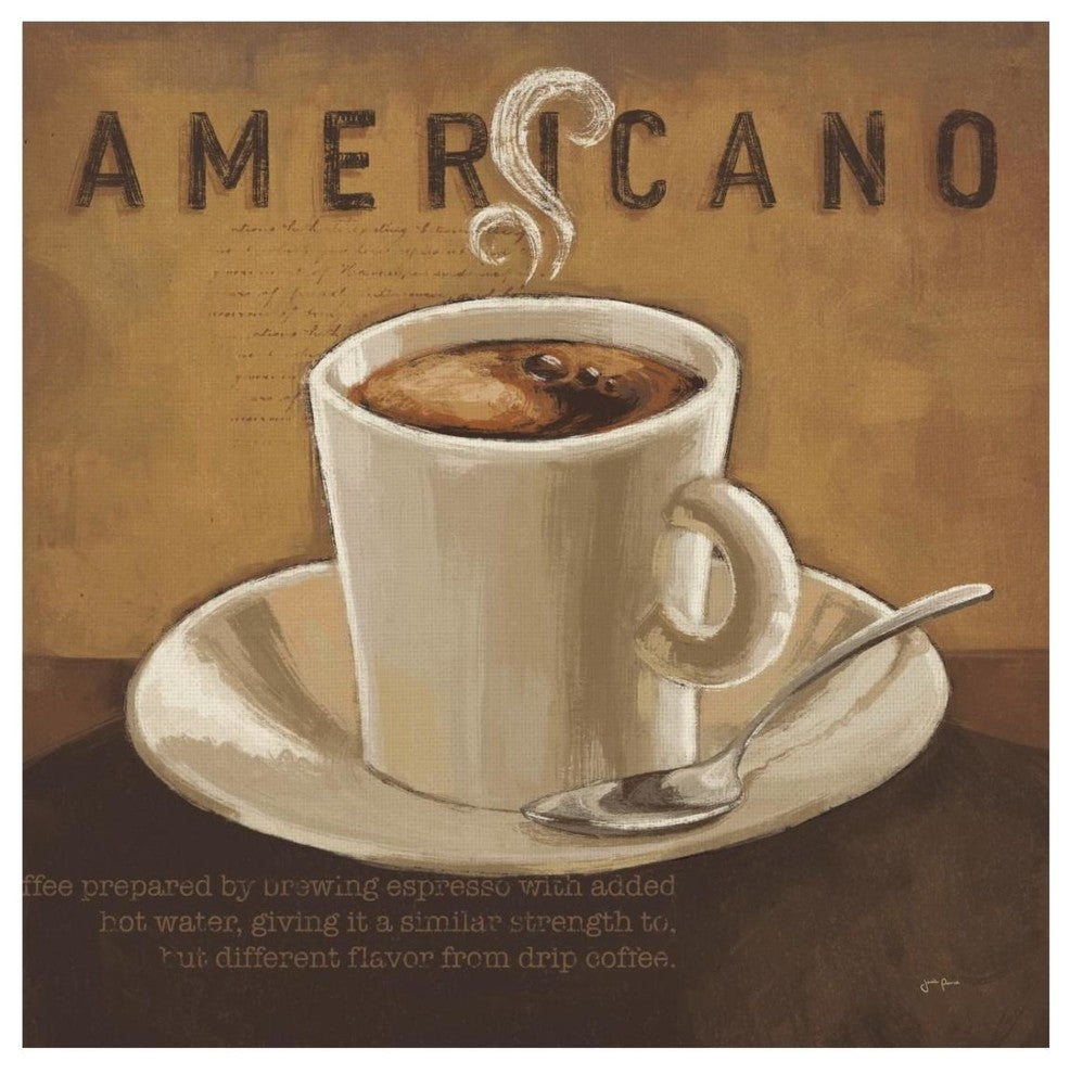 "Coffee and Co II" Digital Paper Print by Janelle Penner, 26"x26"