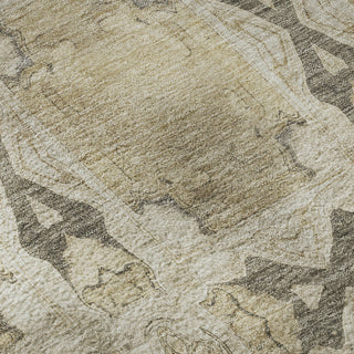 Premium Machine Washable Mayfield AMF564 Beige 3' x 5' Rug