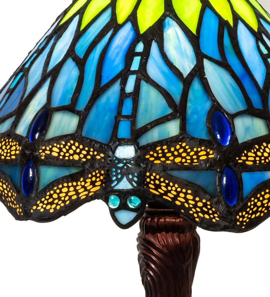 13 High Tiffany Hanginghead Dragonfly Mini Lamp