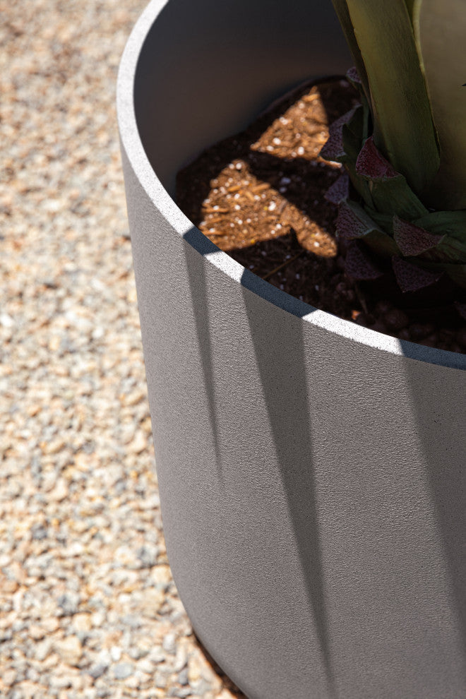 Pure Series Kona Planter, Grey, 20 Inches, 1 Pack