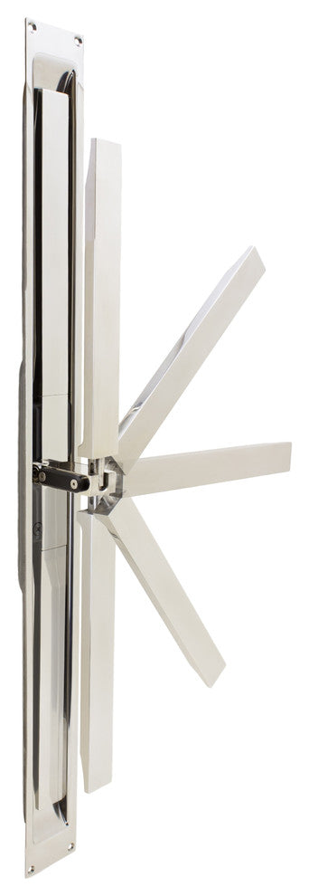 Monarch Folding Lift and Slide Handle Complete Set, Polished Stainless Steel