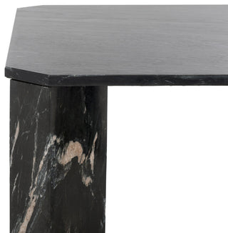 Safavieh Couture Daysi Marble Coffee Table, Black