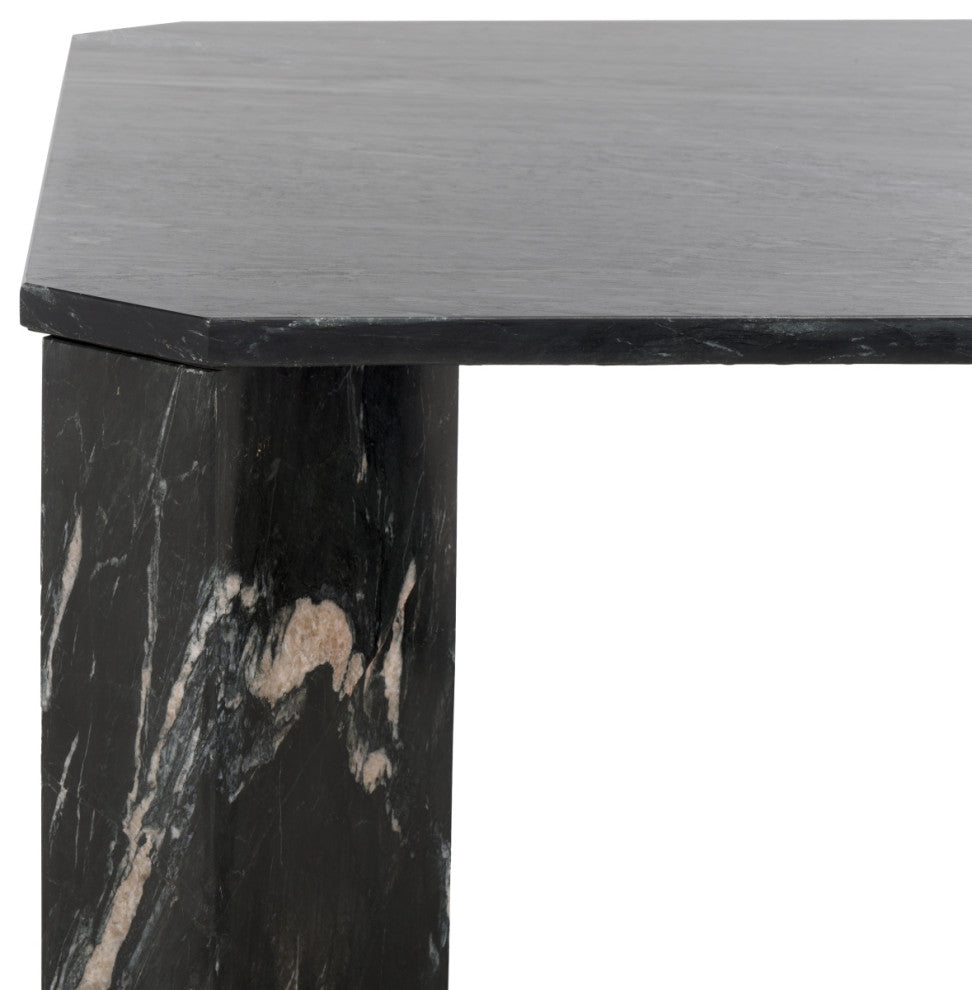 Safavieh Couture Daysi Marble Coffee Table, Black