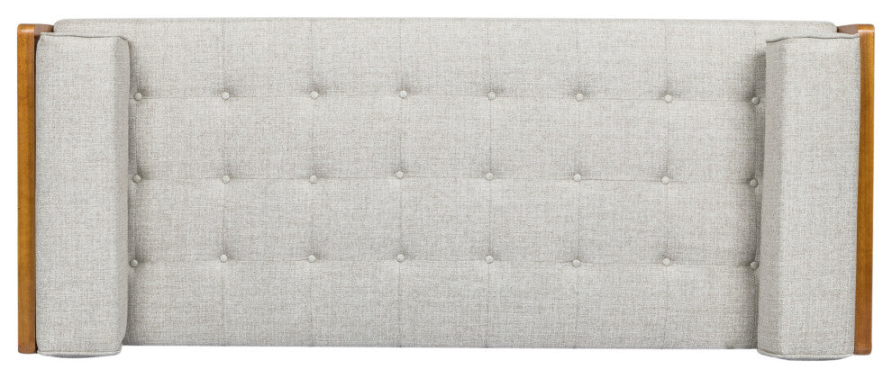 Tiltonsville Mid-Century Tufted Double End Chaise Lounge with Bolster Pillows