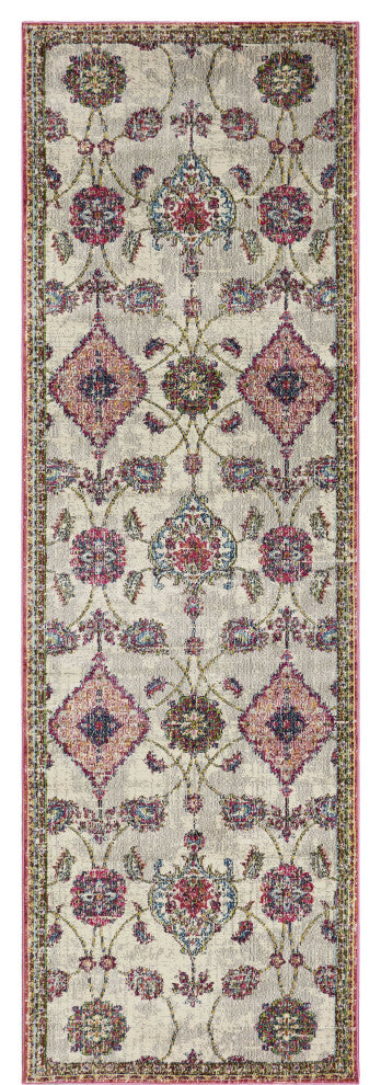 118" X 158" Ivory Polypropylene Rug