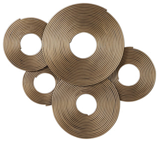 Uttermost Ahmet Gold Rings Wall Decor