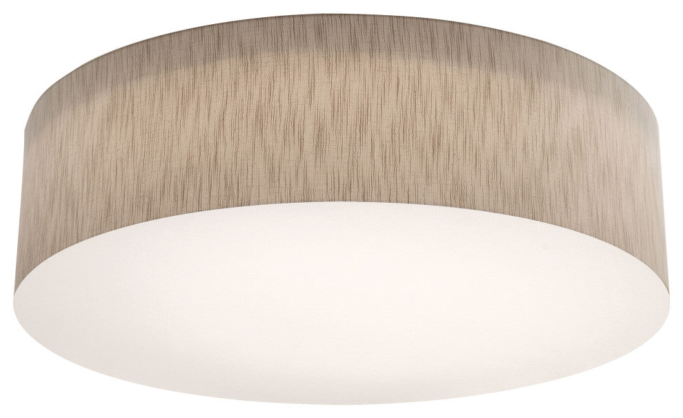 Anton 30" LED Flush Mount, Jute Shade