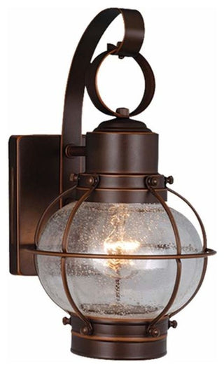 Chatham 7" Outdoor Wall Light, Burnished Bronze