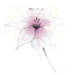 "Pink Graphite Flower V" Digital Paper Print by Avery Tillmon, 42"x42"