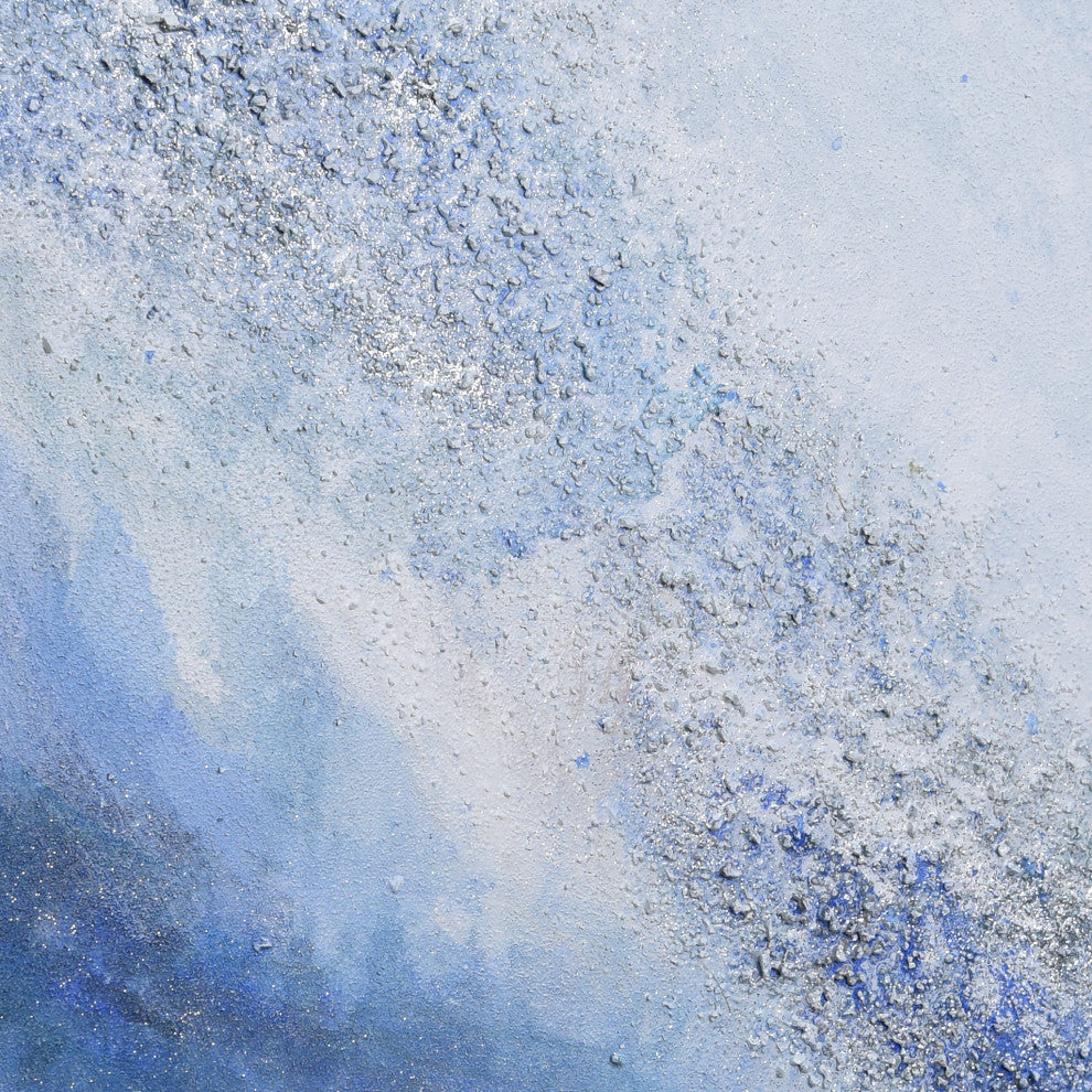 Ocean Elixer Textured Metallic Hand Painted Wall Art by Martin Edwards