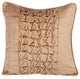 Beige Decorative Pillow Covers 22"x22" Velvet, Knotty Pearl Beige