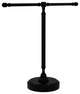 Vanity Top 2 Arm Guest Towel Holder, Matte Black