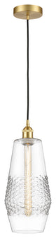 Innovations 616-1P-SG-G682-7 1-Light Mini Pendant, Satin Gold