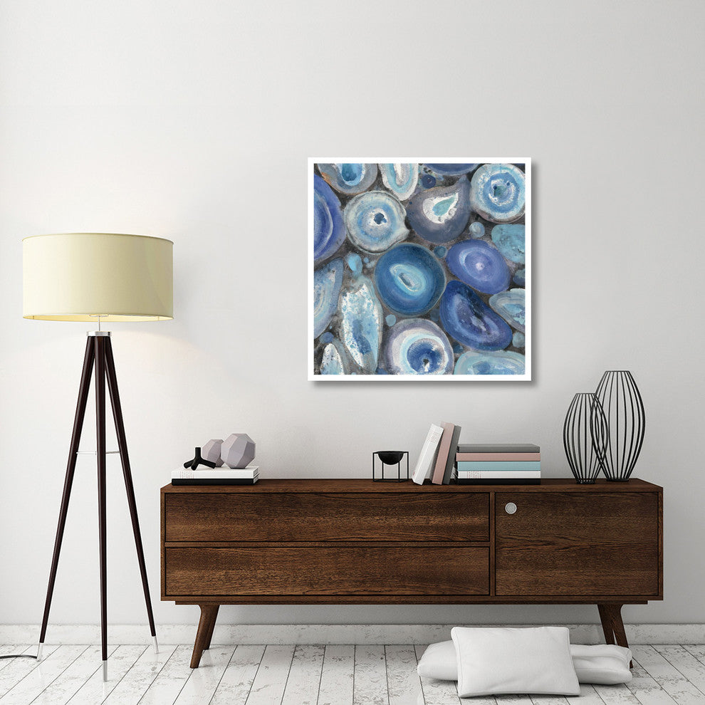 "Stone Circles II Crop" Digital Paper Print by Albena Hristova, 38"x38"