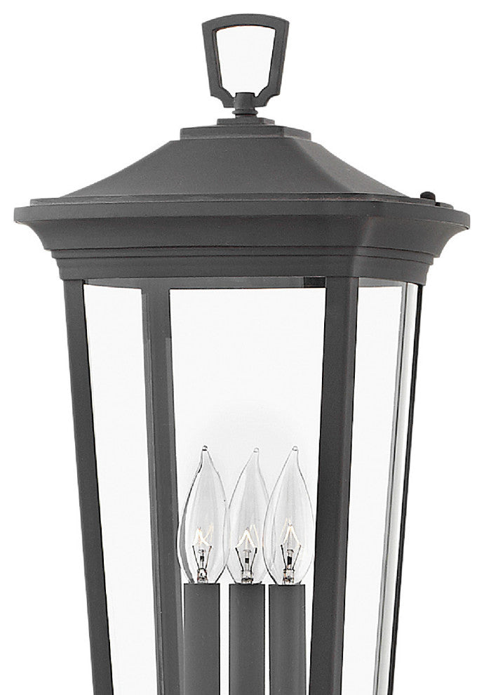Hinkley Bromley Large Post Top Or Pier Mount Lantern, Museum Black
