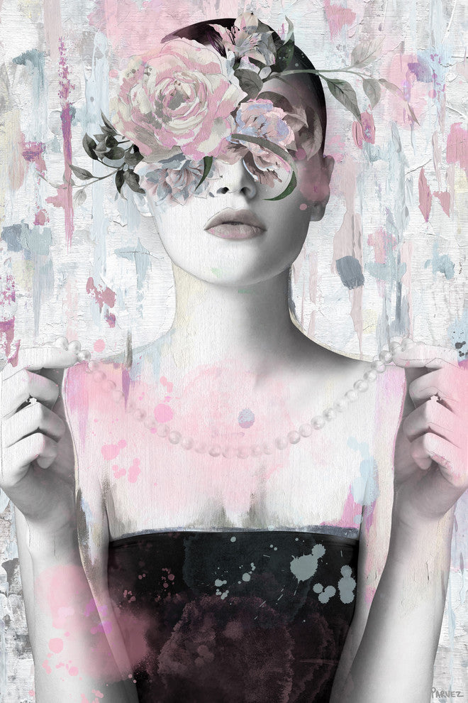 "Be like a Flower" Painting Print on Wrapped Canvas, 30"x45"