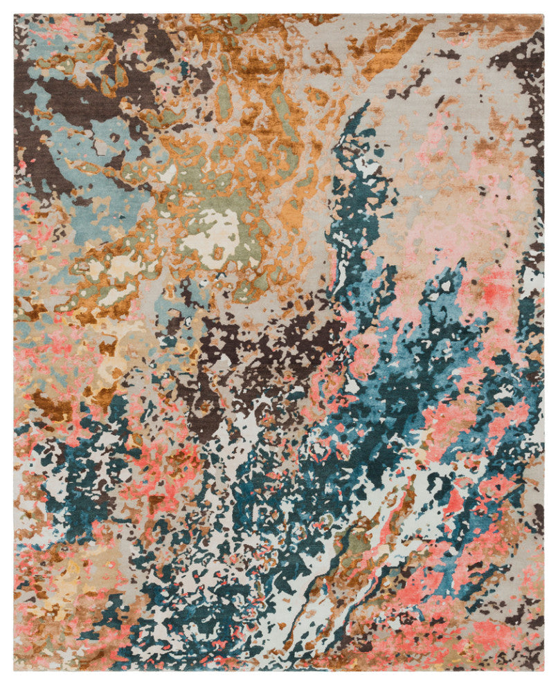 Surya Chemistry CHM-2002 Modern Area Rug, Navy, 9' x 13' Rectangle