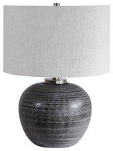 Uttermost Mikkel Charcoal Table Lamp