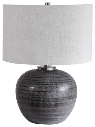 Uttermost Mikkel Charcoal Table Lamp