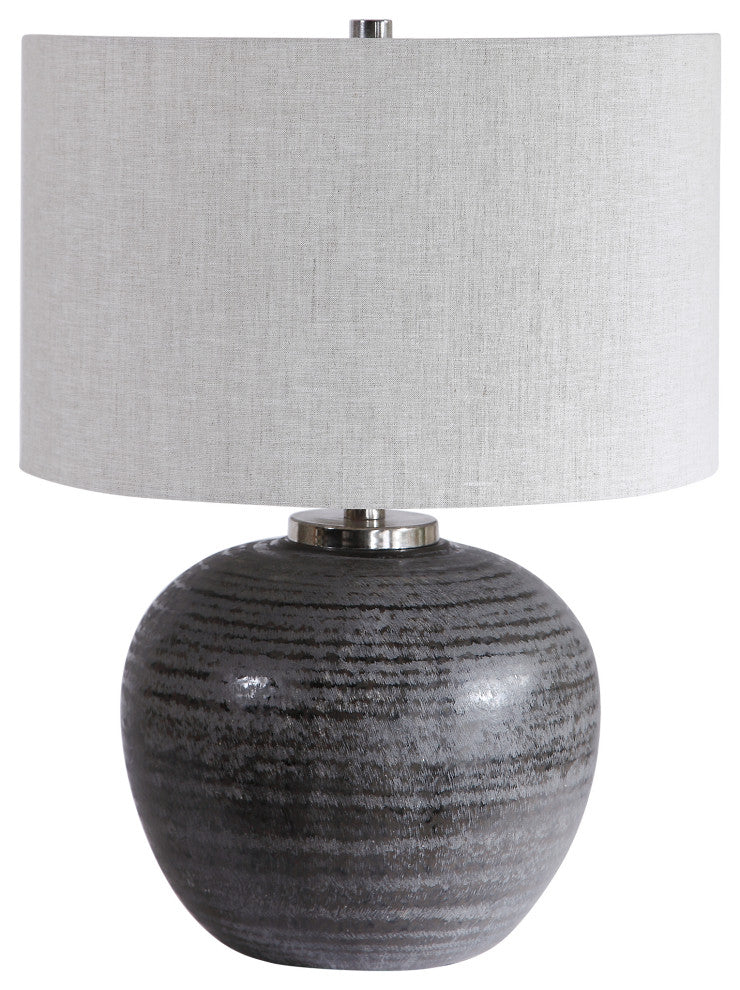 Uttermost Mikkel Charcoal Table Lamp