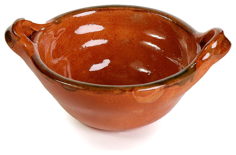 Ancient Cookware, Mexican Clay Tiny Unlidded Cazuela, 6 Ounces