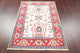 Kazak Oriental Traditional Area Rug Hand Made Pakistani, Beige, 4'11"x3'3