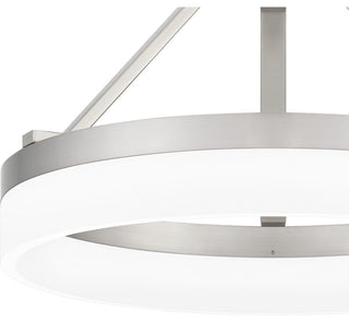 Quoizel PCOH1716 Cohen 16"W LED Semi-flush Ceiling Fixture - Brushed Nickel