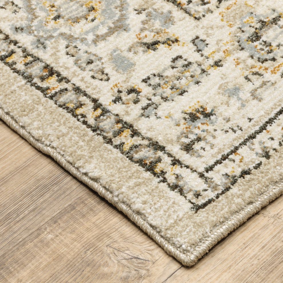 Oriental Weavers Andorra Beige/ Ivory Oriental Indoor Area Rug 5'3"X7'3"