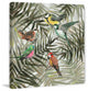 "The Joy in the Jungle II" Painting Print on Wrapped Canvas, 40"x40"