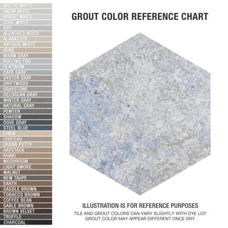 Emotion Hex Grey Porcelain Floor and Wall Tile
