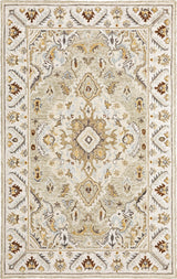 Oriental Weavers Alfresco Collection Ivory/ Beige Oriental Indoor Area Rug 5'X8'