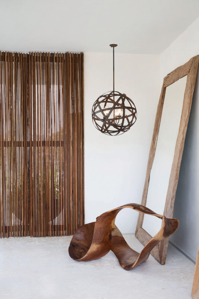 Hinkley Carson Medium Orb, Vintage Iron