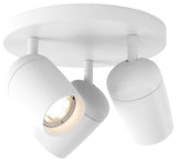 Koto Five Bar, Matt White, Three Light - Round