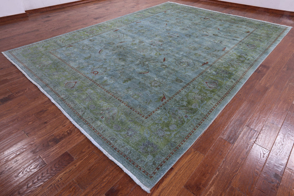 Overdyed Full Pile Hand-Knotted Wool Rug 10' 1" X 14' 0" - WR1602