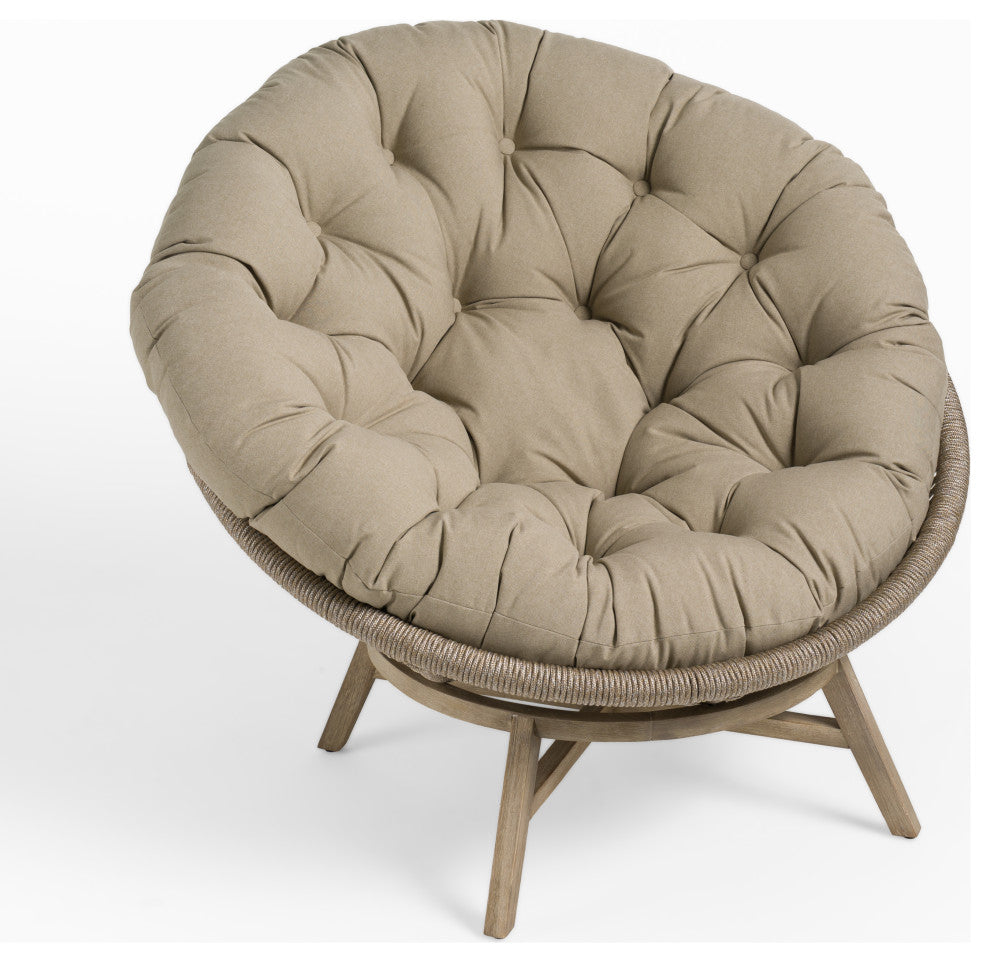 Renava Moon Outdoor Beige Lounge Chair