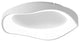 Modern White 1-Light Metal Frame LED Flush Mount Ceiling Light