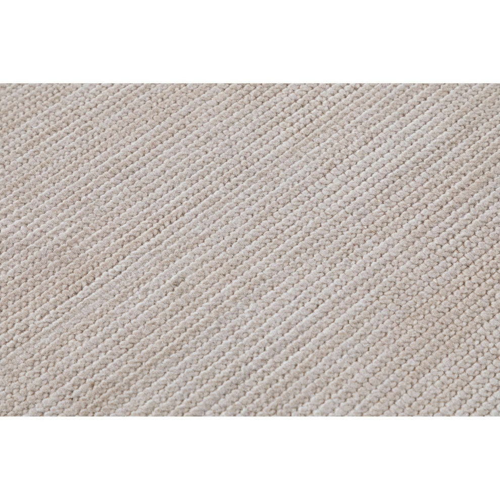 Eva Solid Area Rug, Bisque, 2'6"x8'