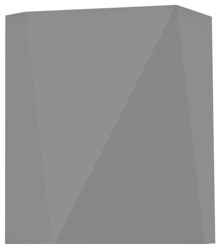 Calx Outdoor LED Sconce, Uplight/Downlight, Matte Gray, Cool White