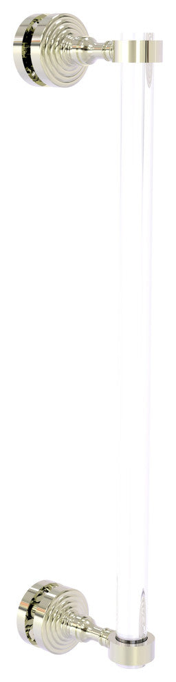 Pacific Grove 18" Single Side Shower Door Pull, Polished Nickel